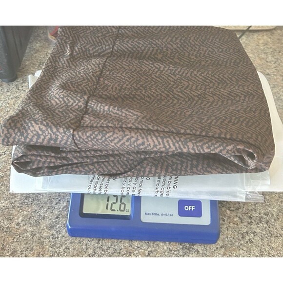 Elliott Lauren Womens 10 Pull On Brown Print Pant Zipped Shins NWT‎ - Picture 10 of 10